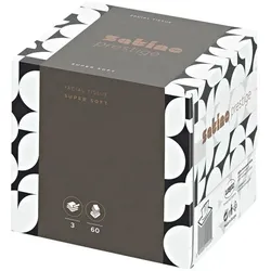 satino prestige Kosmetiktücherbox 3-lagig 60 Tücher weiß