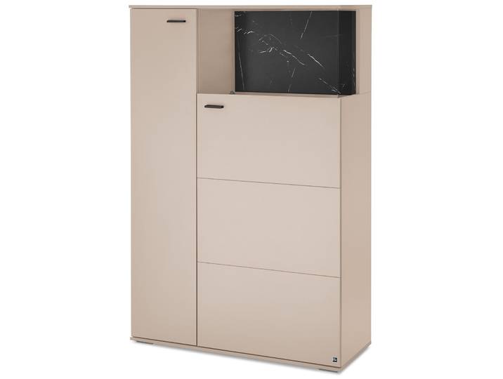 Set one by Musterring Highboard SET ONE PASADENA, Kaschmir, Holznachbildung
