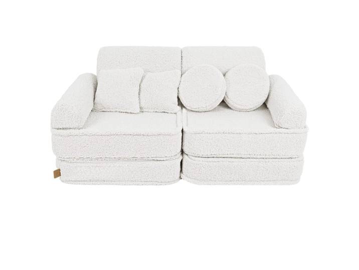 Canapé modulable enfant en peluche 10 pcs