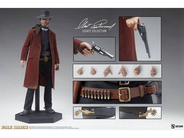 Sideshow Actionfigur Pale Rider Clint Eastwood The Preacher 30 cm Actionfigur