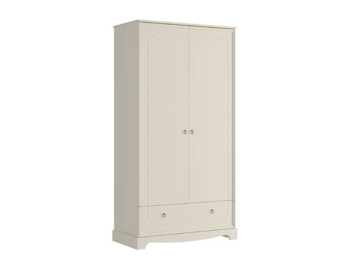 Armoire 2 portes 1 tiroir Bellamy Royal Beige