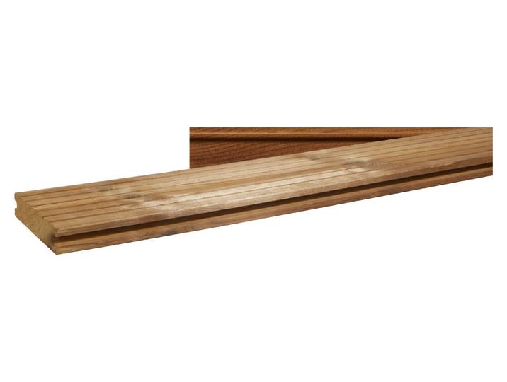 Terrassendiele Thermo Kiefer 2100 x 118 × 26 mm
