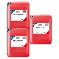 3x Additiv LIQUI MOLY 5132 Diesel Fließ Fit K Krafstoff Winter bis -31°C Betrieb 5L