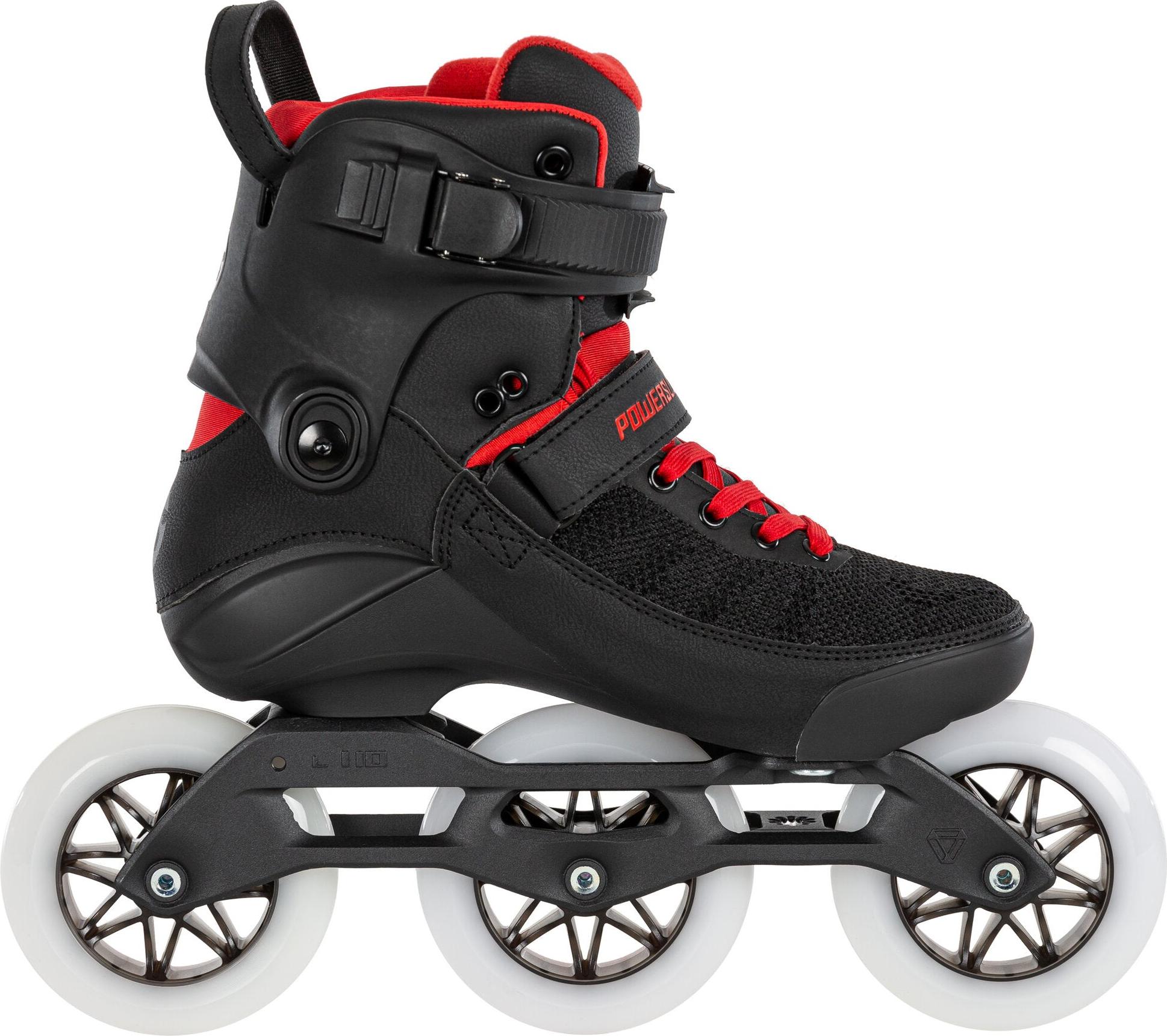 Powerslide Black Fire 110 Inline-skates Schwarz EU 43 Schwarz EU 43