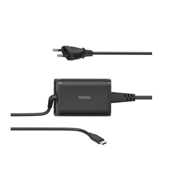 Hama 00200006 Universal-USB-C-Notebook-Netzteil, Power Delivery (PD), 5-20V/65W