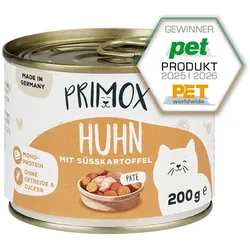 Primox Katzenfutter Huhn mit Süßkartoffel 6x200g 6x200 g
