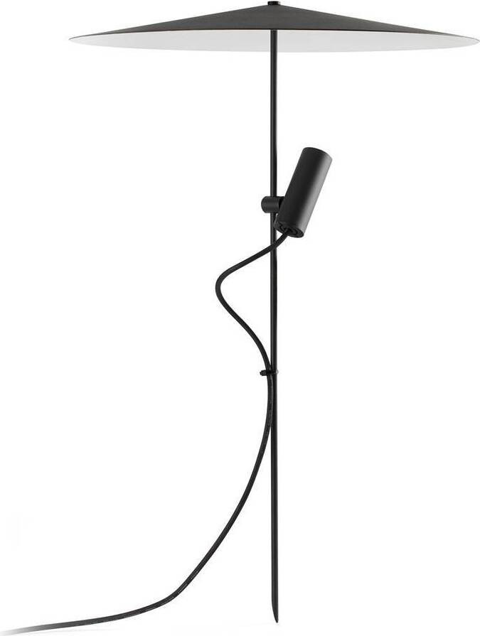 Faro CLAP 630 LED tuinverlichting, zwarte paal, 6W, 3000K, 38 graden, 24V