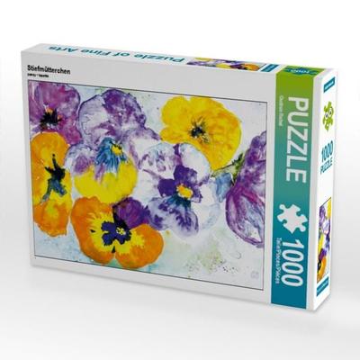 CALVENDO Puzzle Stiefmütterchen 1000 Teile Puzzle quer | 1000 Teile Lege-Größe 64 × 48 cm Foto-Puzzle für glückliche Stunden