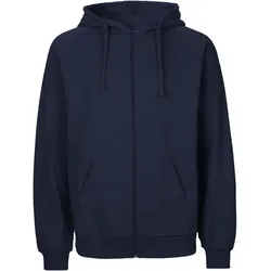 Neutral Herren Bio Kapuzen Sweatjacke O63301 navy 4XL
