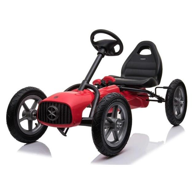 Megaleg Pedal AIR Gokart 1903 til børn, Rød (1903-RED)