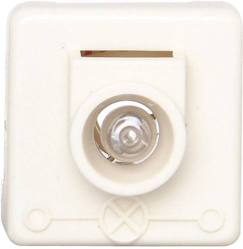 Kopp 325900005 Feuchtraum-Schalterprogramm Einsatz Glimmlampe BlueElectric Weiß 1 St.