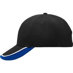 Myrtle Beach Unisex Half-Pipe-Sandwich Kappe Klassische Cap MB049 black/white/royal one size