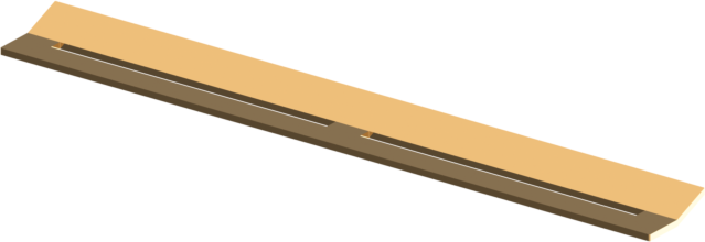 TECE drainprofile Profildeckel 675013 Polished Gold Optic / Gold Optik, mit PVD, für Duschrinne