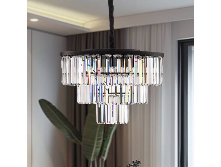 Kristall Hängelampe Cristal Nowodvorski Lighting, dimmbar, klar / transparent, für Wohn- / Esszimmer, Glas, Pendelleuchte