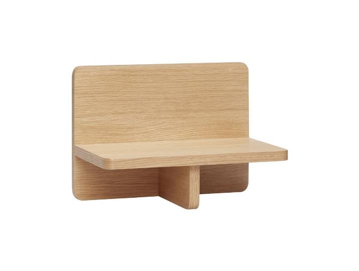 Petite étagère en bois de chêne beige, à poser, FSC - Hübsch, Les