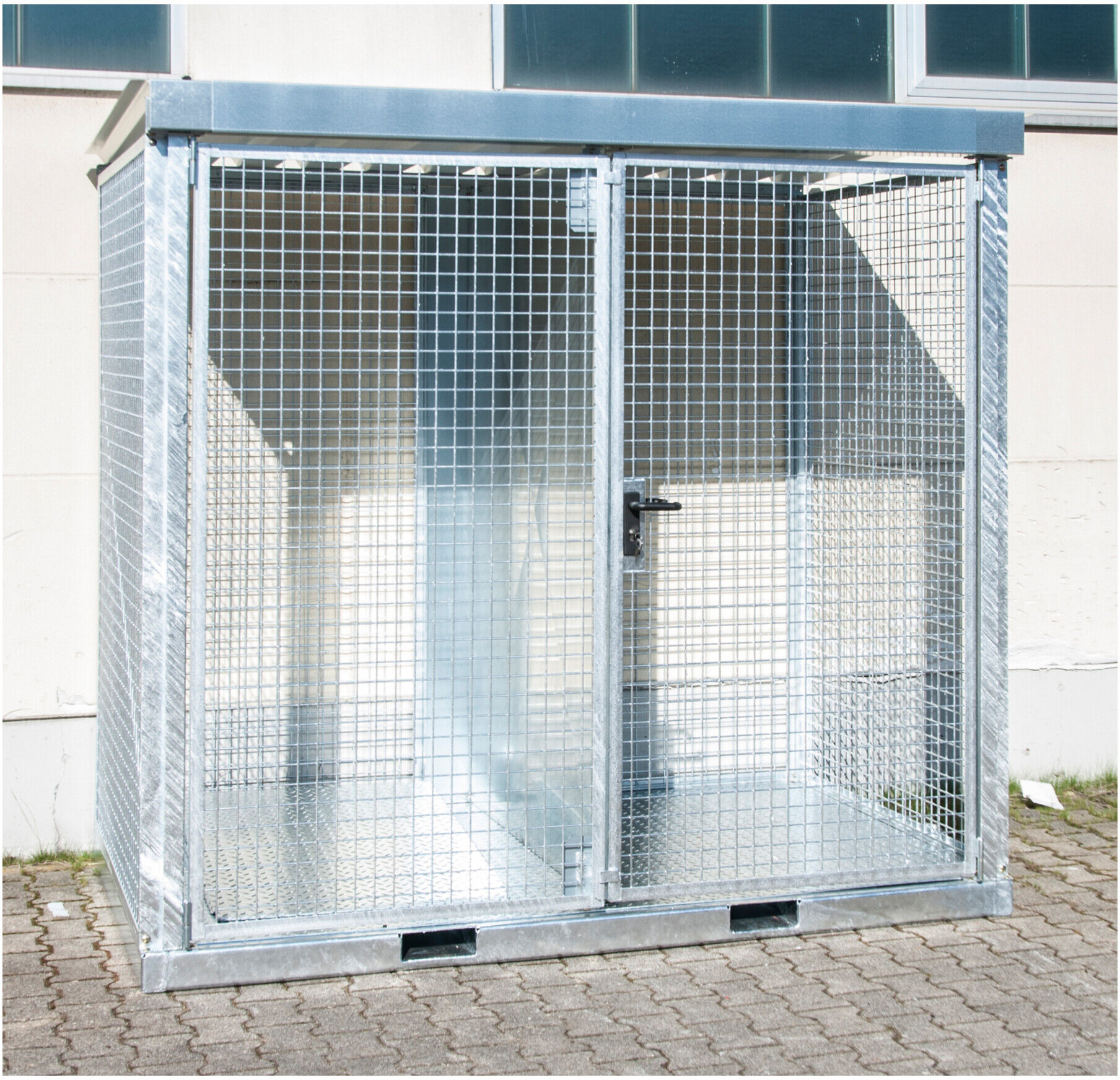 Bauer Südlohn Gasflaschen-Container GFC-E/T M3, feuerverzinkt (4477-22-2000-0007)