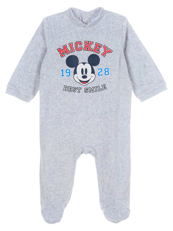 Disney Mickey Mouse Strampler "Mickey" in Grau - 80
