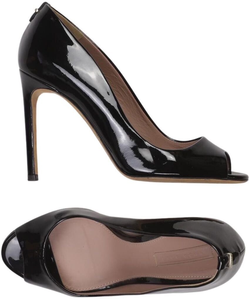 by Hugo Boss Damen Pumps, Schwarz, Gr. EU 37.5, Leder - Second Hand