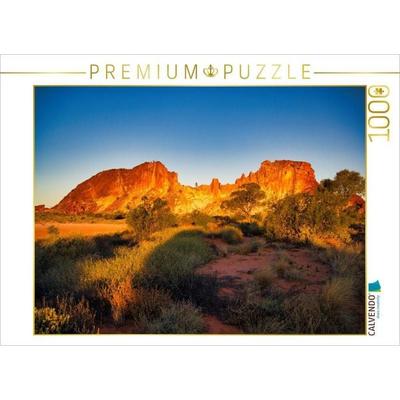 CALVENDO Puzzle Colored Canyon: leuchtende Felswände im goldenen Licht des Abends | 1000 Teile Lege-Größe 64x48cm Foto-Puzzle für glückliche Stunden -