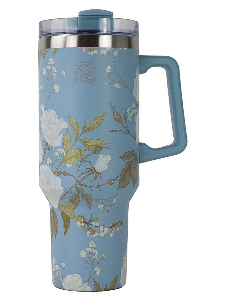 Yoko Design Thermobecher "Milano" in Hellblau - 1200 ml - onesize