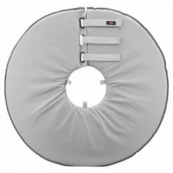 TRIXIE Schutzkragen, Polyester/Schaumstoff, XL: 60–64 cm/29 cm, grau