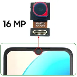 Clappio Frontkamera Ersatzteil (Vivo Y35), Mobilgerät Ersatzteile, Schwarz