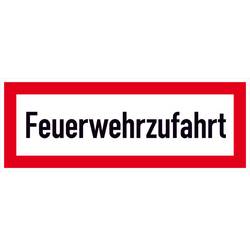 SafetyMarking 11.2650 Hinweisschild Feuerwehrzufahrt Aluminium (B x H) 594 mm x 210 mm 1 St.