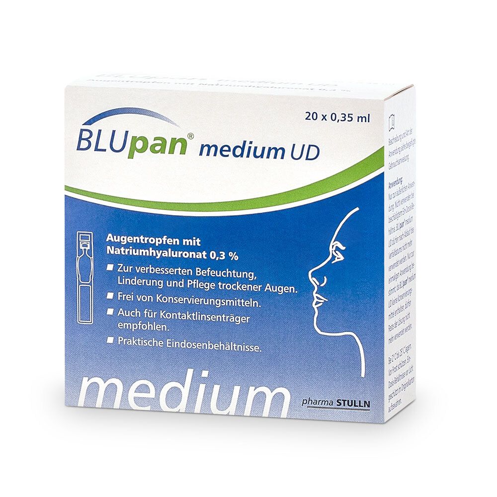 Blupan medium UD Augentropfen 20x0,35 ml