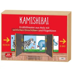 Kamishibai mit seitlichem Einschub, dur, Schulbücher