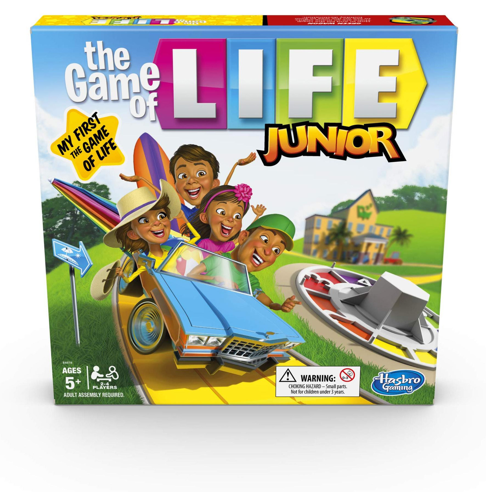 Hasbro Gaming Het Spel van het Leven Junior bordspel voor kinderen vanaf 5 jaar