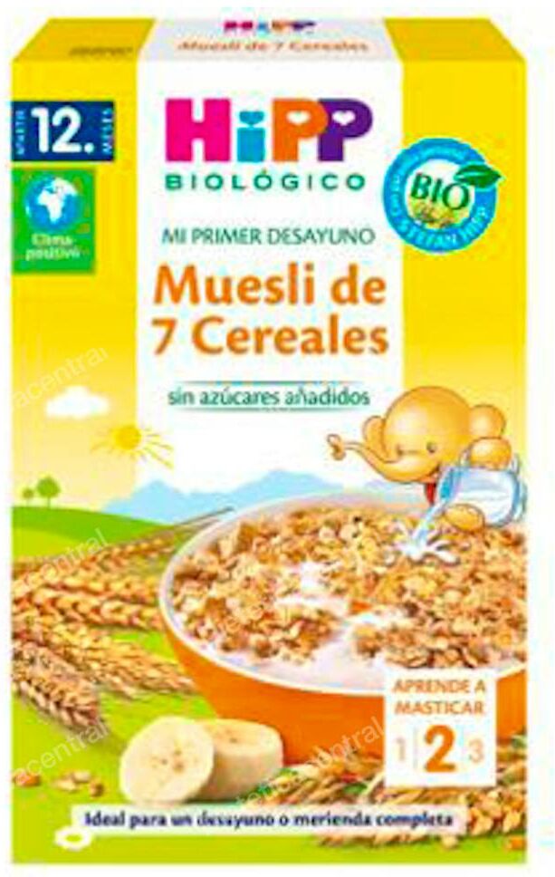 Hipp muesli de 7 cereales 200gr bio
