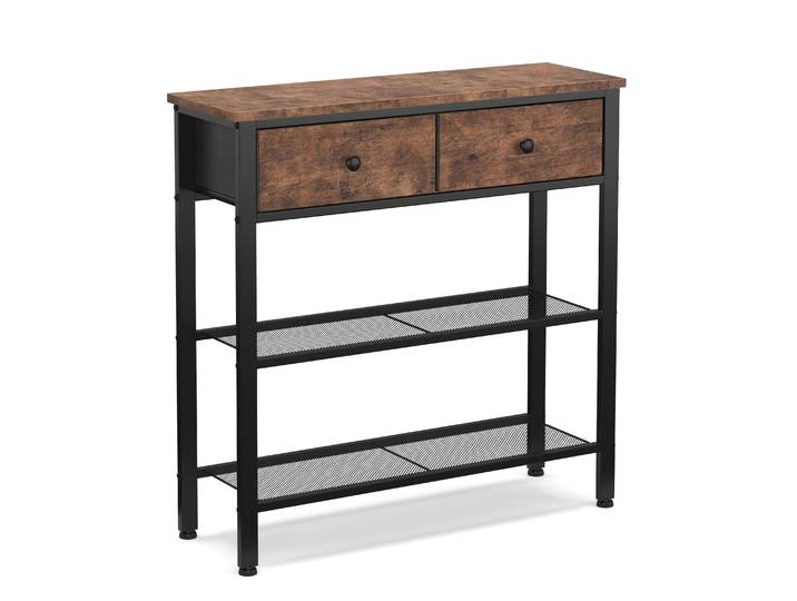 Konsolentisch Vintage BONITA mit Schubladen 75 x 75 cm