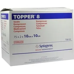 TOPPER 8 Kompr.10x10 cm steril 150 St