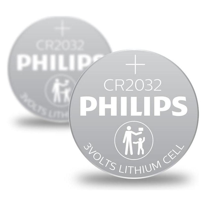 Philips CR2032P2/01B (2 Stk., CR2032, 210 mAh) (CR2032P2)