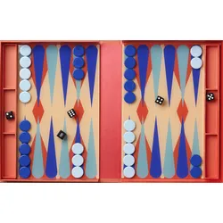 Printworks Classic Art of Backgammon Triktrack rot
