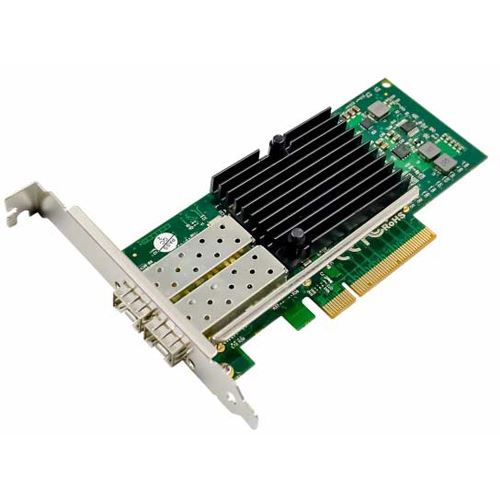 InLine Dual 10-Gigabit Netzwerkkarte, 2x SFP+, PCIe x8, inkl. LP Slotblech