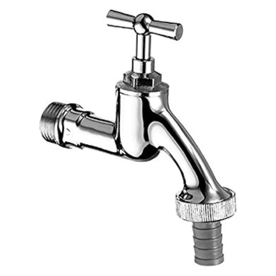 Schell drain valve with butterfly handle, 1/2 inch chrome (034050699) (034050699)