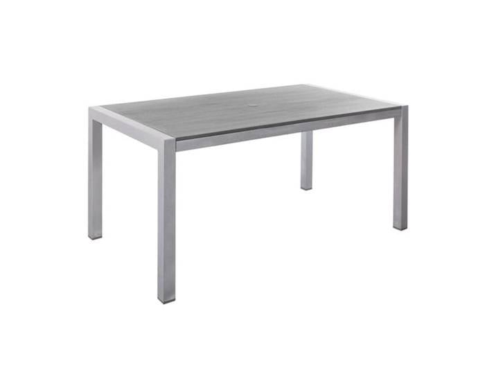 MBM Kennedy Gartentisch 160x90cm Aluminium/Resysta Dunkelgrau Hellgrau