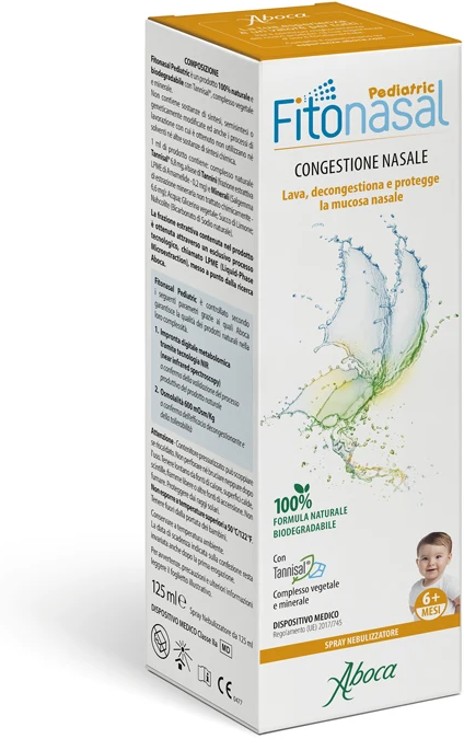 ABOCA SpA SOCIETA' AGRICOLA Aboca Fitonasal Pediatric Spray Nasale, 125 ml