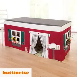 Nähanleitung "Tischdecke Spielhaus"
