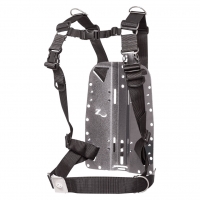 Zeagle Backplate System - Deluxe Stahl