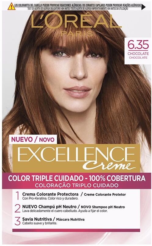 L'Oréal París Excellence Creme #6,35-chocolate