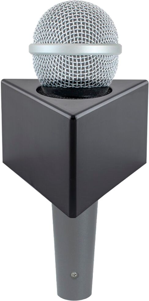 Triângulo p/ Microfone de Mão (Preto) - FONESTAR