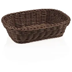 WAS Germany - Korb WEAVER PRO Tischkörbe, 26,5 x 19 x 7 cm, braun, Polypropylen