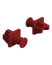Delock Staubschutz für RJ45 Buchse 10 Stück rot Netzwerk 10er (86510)