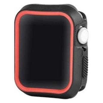 Devia Dazzle Series protective case (40mm) for Apple Watch black red (6938595323850)