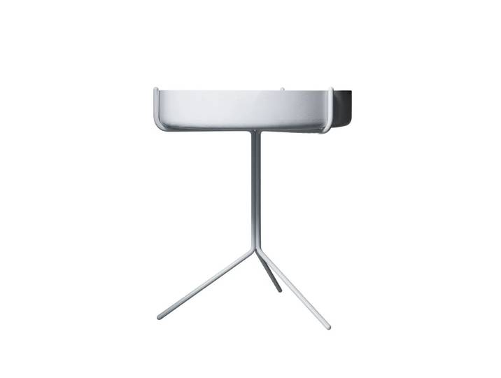 Swedese Table Drum Vernis blanc-h.46cm-structure blanche