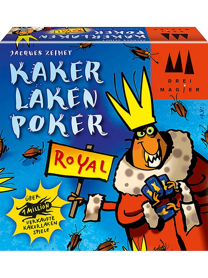 Drei Magier Spiele Spiel "Kakerlakenpoker Royal" - ab 8 Jahren - onesize