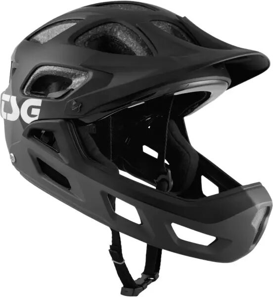 BMX Helm TSG Seek Fr Graphic Design Fullface (L/XL - Schwarz/Grau)