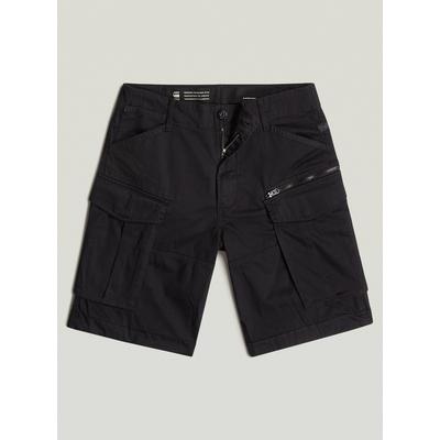 Cargohose G-STAR "Rovic Zip Relaxed Shorts", Herren, Gr. 38, schwarz, Obermaterial: 97% Baumwolle, 3% Elasthan, Hosen Cargohose